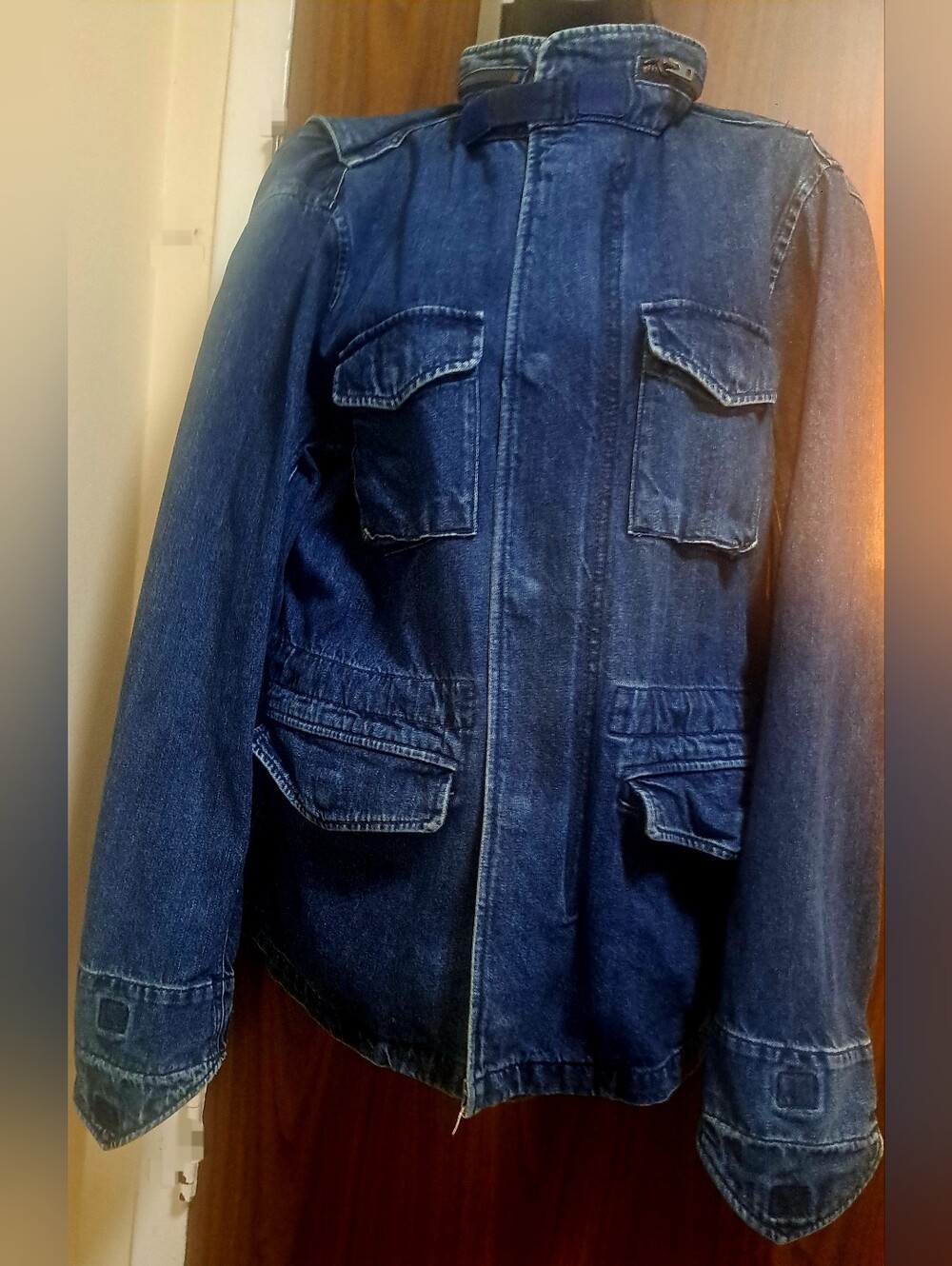 Vintage Gap M-65 military-style denim field jacket - Xs